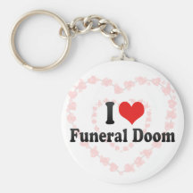 Jag älskar begravnings- Doom Nyckelring