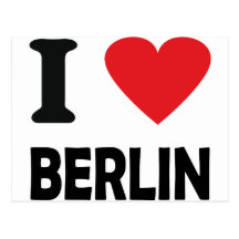 jag älskar berlin vykort