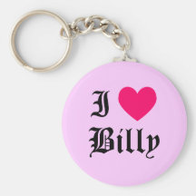 Jag älskar Billy Nyckelring