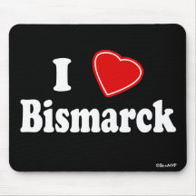 Jag älskar Bismarck Mus Mattor