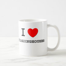 Jag älskar Boardinghouses Kaffe Muggar