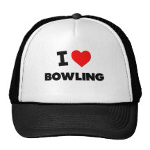 Jag älskar bowling kepsar