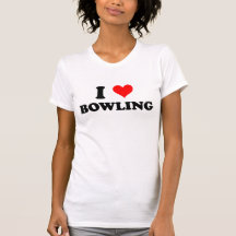 Jag älskar bowling t shirt