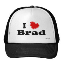 Jag älskar Brad Baseball Hat