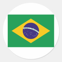 Jag älskar Brasilien Klistermärken