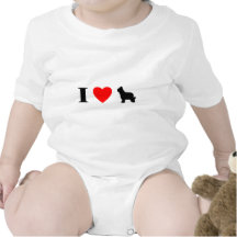 Jag älskar Briards T-shirts