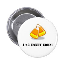 Jag älskar candy corn! knappar