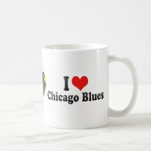 Jag älskar Chicago deppighet Kaffe Koppar