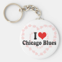 Jag älskar Chicago deppighet Nyckelring