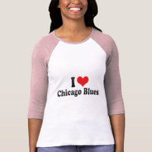 Jag älskar Chicago deppighet Tee Shirts