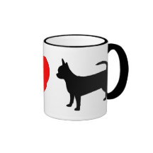 Jag älskar Chihuahuas Kaffe Koppar