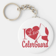 Jag älskar ColorGuard Nyckelringar