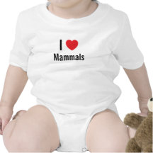 Jag älskar däggdjurbabyjumper tröja