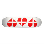 Jag älskar Danmark Anpassningsbara Skateboard