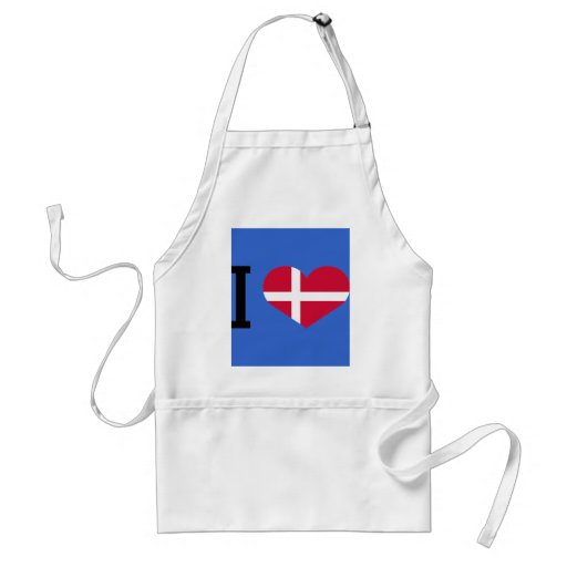 Jag älskar Danmark Förkläden