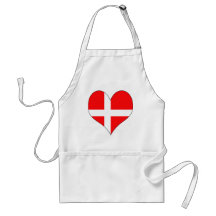 Jag älskar Danmark Förkläden