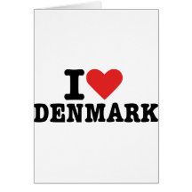 Jag älskar Danmark Kort
