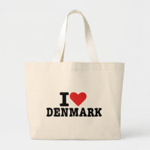 Jag älskar Danmark Tote Bag