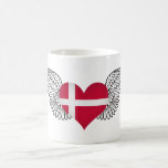 Jag älskar Danmark - vingar Mugg