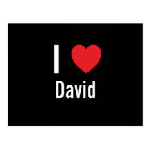 Jag älskar David Vykort