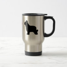 Jag älskar den Briards travel mug Mugg