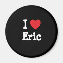 Jag älskar den Eric hjärtaT-tröja Magneter För Kylskåp