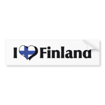 Jag älskar den Finland flagga