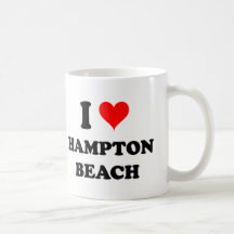 Jag älskar den Hampton stranden New Hampshire Muggar
