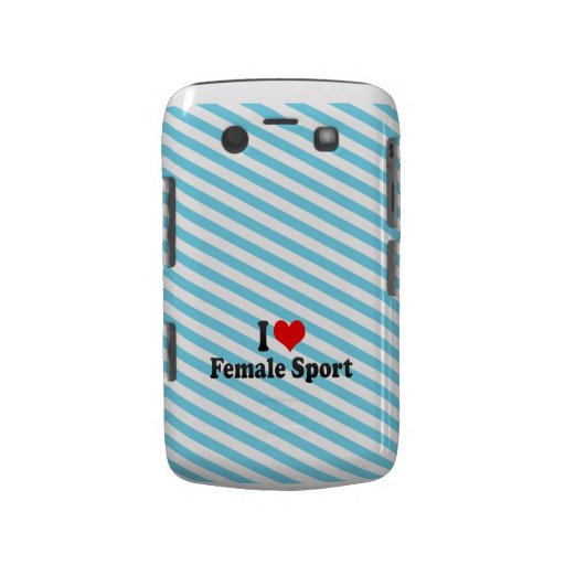 Jag älskar den kvinnliga sporten Case-Mate blackberry skydd