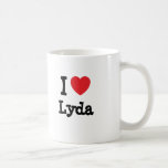 Jag älskar den Lyda hjärtaT-tröja Muggar