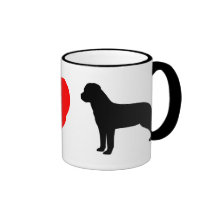 Jag älskar den Rottweilers muggen