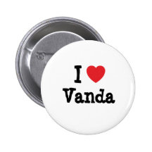 Jag älskar den Vanda hjärtaT-tröja Pins