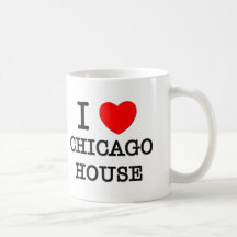 Jag älskar det Chicago huset Kaffe Mugg