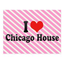 Jag älskar det Chicago huset Vykort