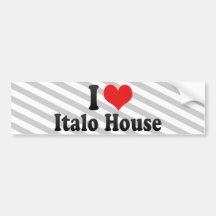 Jag älskar det Italo huset Bildekaler