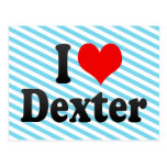 Jag älskar Dexter vykort