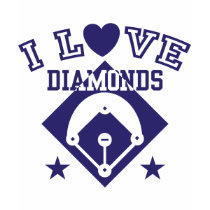 Jag älskar diamantbaseball