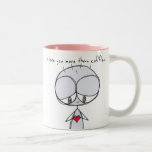 jag älskar dig mer än kaffe - kaffekopp mugg