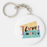 Jag älskar dig som gifta sig Keychain Nyckelringar