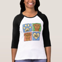 Jag älskar Dogue de Bordeaux Tee Shirt