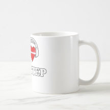 Jag älskar Dubstep Kaffe Mugg