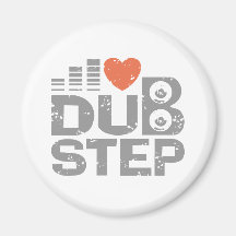 Jag älskar Dubstep Magneter För Kylskåp