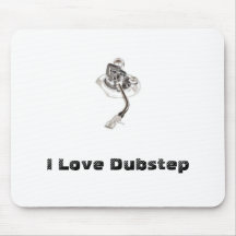 Jag älskar Dubstep Mousepad Mus Matta