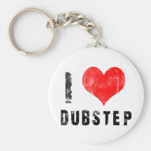 Jag älskar Dubstep Nyckel Ring