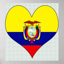 Jag älskar Ecuador Affischer