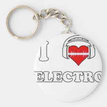 Jag älskar electroen nyckel ringar