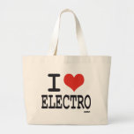 Jag älskar electroen tote bags