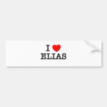 Jag älskar Elias Bildekaler
