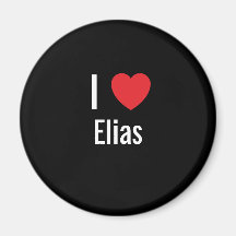 Jag älskar Elias Magnet För Kylskåp