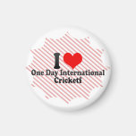 Jag älskar en daginternationell Cricketf Magneter